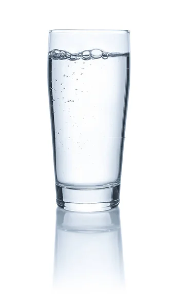 Ein Isoliertes Glas Mit Wasser — Stockfoto