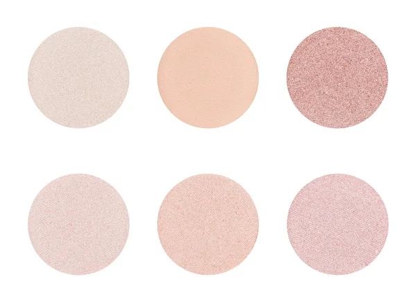 Eyeshadow Palette White Background Light Skin Tones — Stock Photo, Image