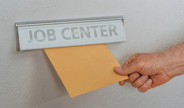 Un buzón con la inscripción Job center —  Fotos de Stock