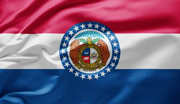 Drapeau de l'État du Missouri - États-Unis d'Amérique — Photo