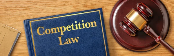 Гавела Книгою Законів Закон Про Конкуренцію — стокове фото