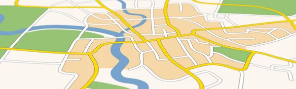 Общая Карта Города — стоковое фото