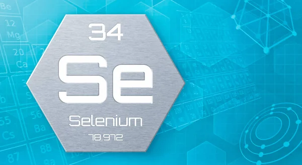 周期表の化学元素 Selenium — ストック写真