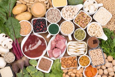 Demir sağlıklı bir diyet gıda kaynakları