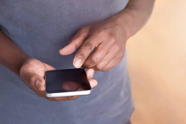 Man Using Smart Phone — Stock Photo, Image