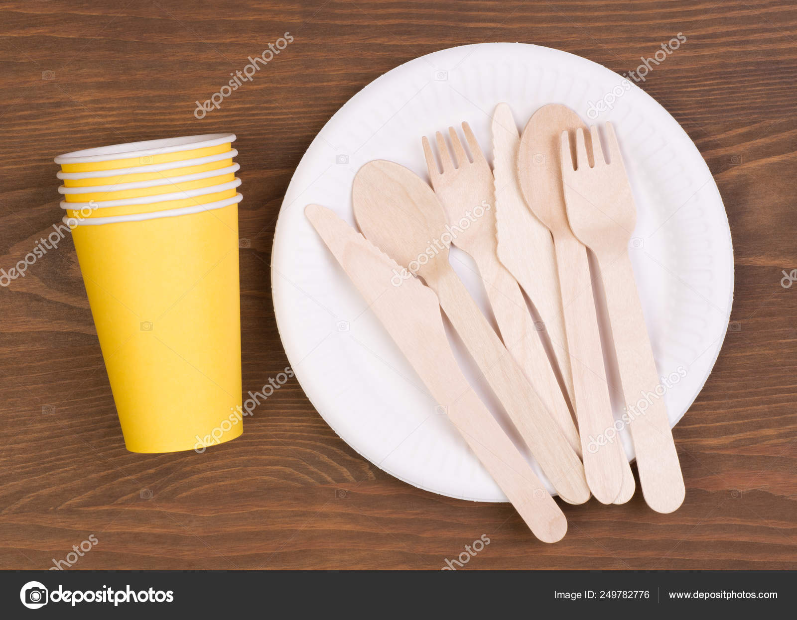 paper plates and cups