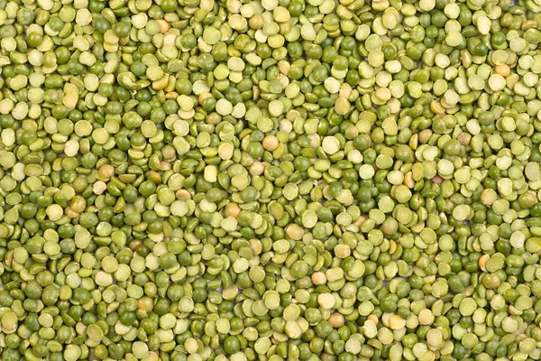 Guisantes Verdes Secos Crudos Vista Superior — Foto de Stock