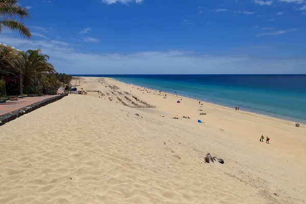 Morro Jable Fuerteventura Spanien Maj 2018 Stranden Morro Jable Fuerteventura — Stockfoto