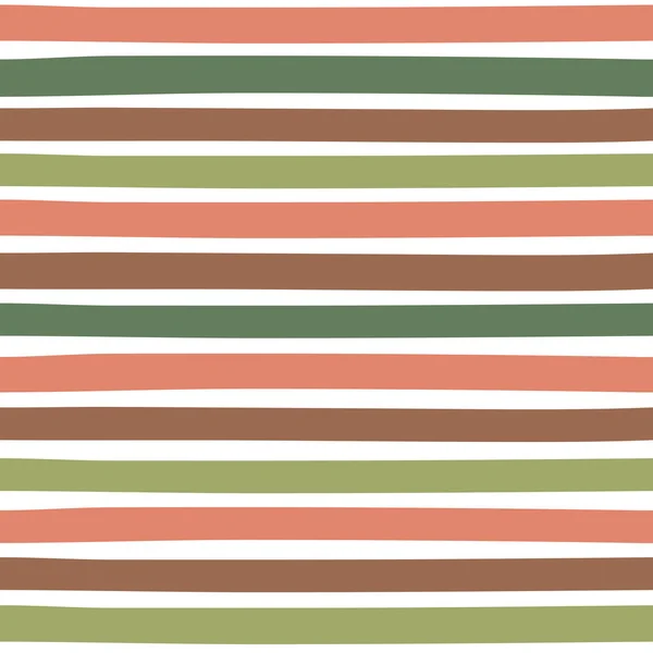 Nahtloses Buntes Muster Mit Horizontalen Streifen Muster Können Für Stoffdesign — Stockvektor