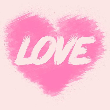 Sevgililer günü illüstrasyon. Mutlu Sevgililer kartı ile selamlar. Yazı logo, hat yazıt birçok yürekleri. Şablon kartı etiket poster amblemi, damga grafik etiket. Elle çizilmiş ifade