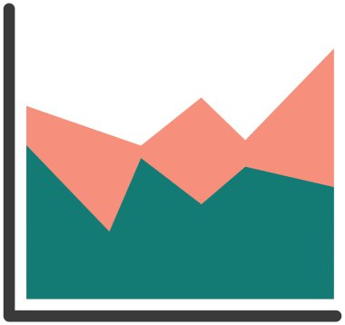 Akış grafiği, beyaz arka plan üzerinde vektör çizim