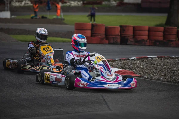 2018 Swiss Kart Championship Wohlen Szwajcaria — Zdjęcie stockowe