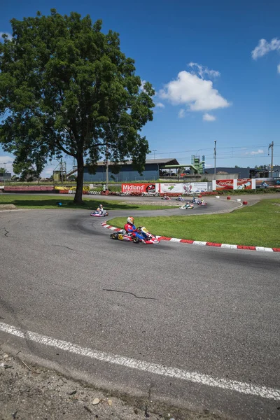 2018 Schweizer Kartmeisterschaft Wohlen Schweiz — Stockfoto