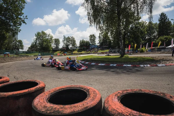 2018 Schweizer Kartmeisterschaft Wohlen Schweiz — Stockfoto