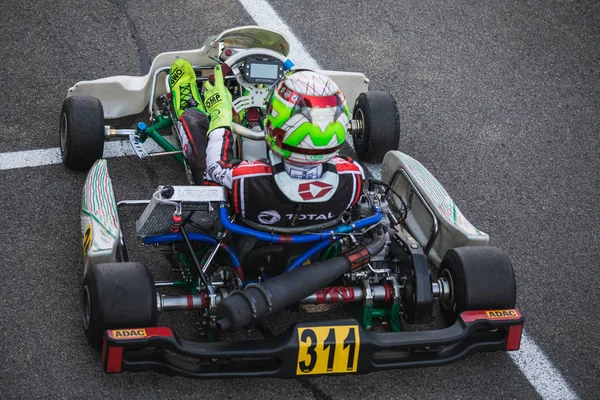 2018 Campeonato Suizo Kart Wohlen Suiza — Foto de Stock