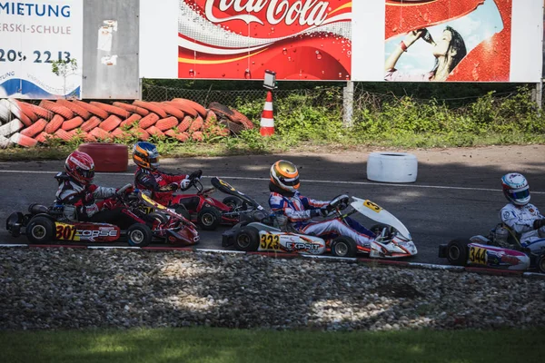 2018 Campeonato Suizo Kart Wohlen Suiza — Foto de Stock