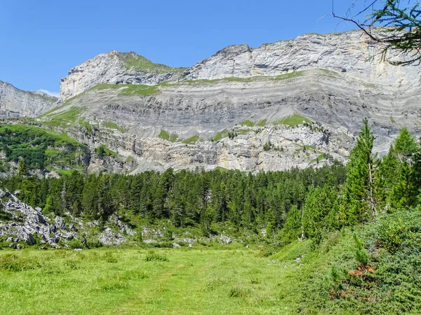 Verbazingwekkende Landschap Hoge Berg Route Gemmipas Zwitserland Europa — Stockfoto