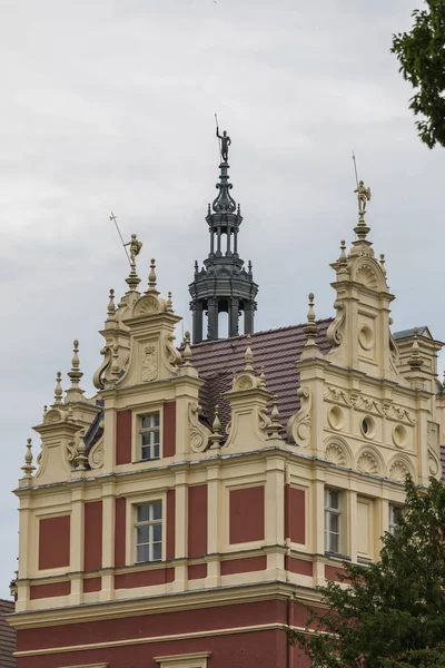 Bellissimo Castello Rosso Fuerst Pueckler Bad Muskau Germania — Foto Stock