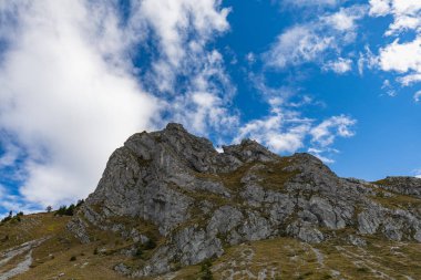 Engelberg İsviçre Alpleri'nde, mount Brunni üzerinde yaz tırmanışı
