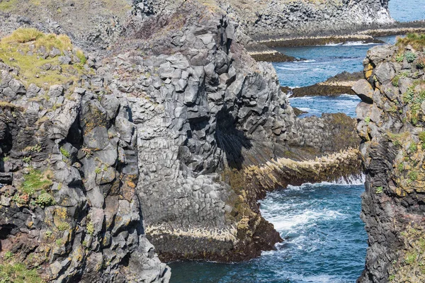 Incredibile Vista Sulla Fantastica Costa Dell Estate Iceland — Foto Stock