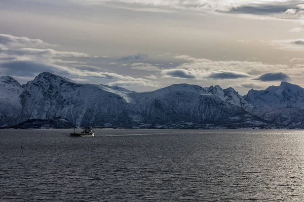 Prachtig Uitzicht Lofoten Eilanden Winter Tijd Noorwegen — Stockfoto