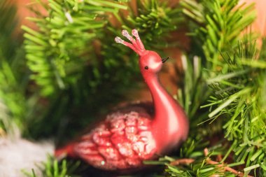 soyut Noel ağacı süsle, xmas yakın çekim