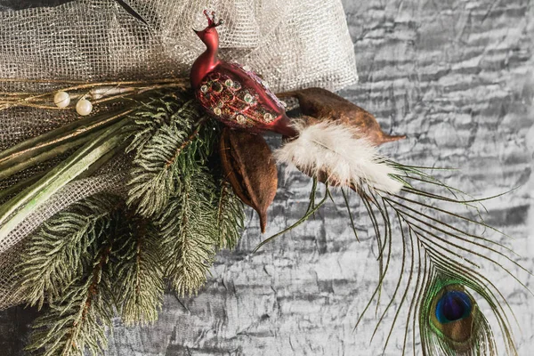 soyut Noel ağacı süsle, xmas yakın çekim