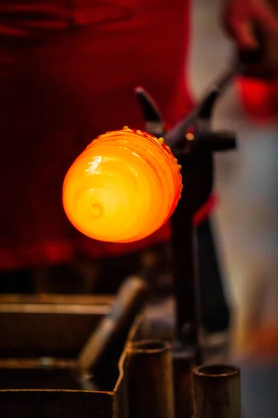 Traditional glass production in the black forest — Stock Photo, Image