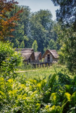 Bally Park 'taki eski saman evleri, İsviçre