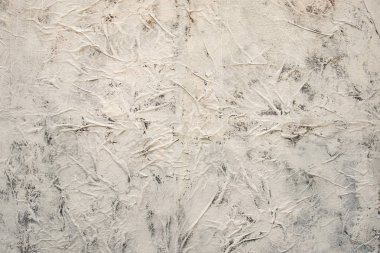 Beyaz buruşuk duvar kaba arka plan