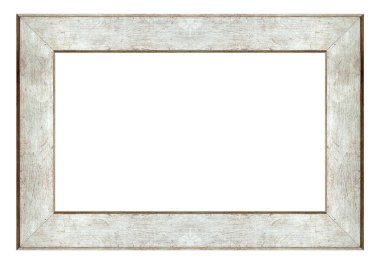 İzole beyaz bir arka plan üzerinde basit çerçeve