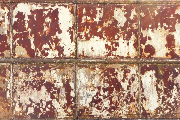 Rostig Metall Texturerat Gate Bakgrunden — Stockfoto
