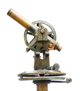 Eski vintage mikroskop