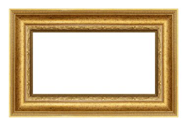 Vintage altın çerçeve