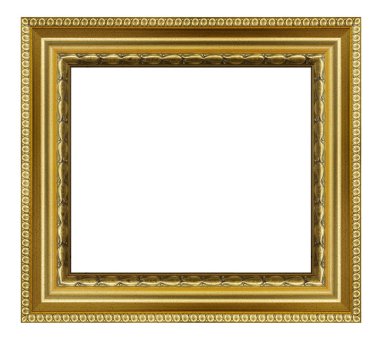 Vintage altın çerçeve