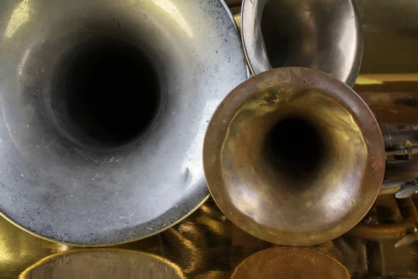 铜管乐器 — 图库照片