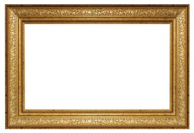 Vintage altın çerçeve