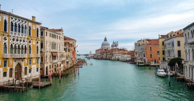 Görünümü Grand Canal, Venice, İtalya