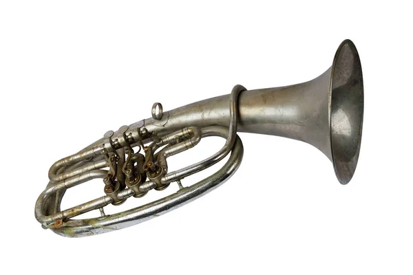 Vecchio corno francese vintage — Foto Stock