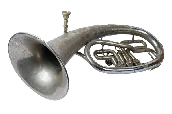 Gamla vintage franska horn — Stockfoto