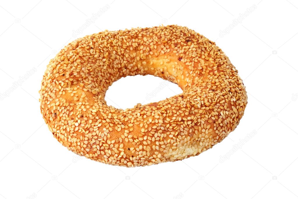 Bagel with sesame