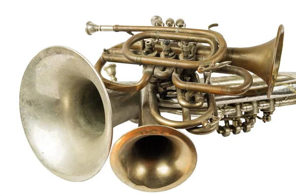 Group of brass instruments — Stock Photo, Image