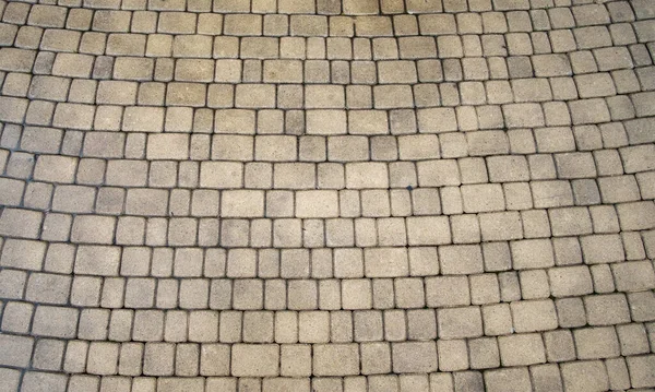 ヴィンテージの伝統的な石の詳細 古い石畳の舗装 トップビューの抽象的な背景 — ストック写真