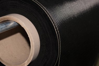 Karbon fiber örgü kompozit malzeme sanayi haddelenmiş