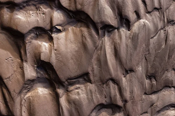 Orilla Del Río Glacial Con Canales Agua Lodo Arena Limo — Foto de Stock