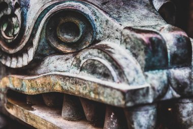 Soyut bronz oryantal ejderha