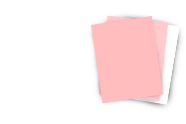 Beyaz arkaplanda Pastel kağıt çiçeklerini düzenle