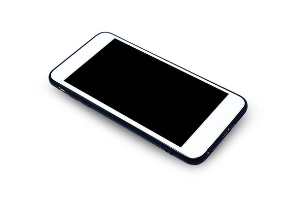 Mobile smart phone on white background technology,Cell phone