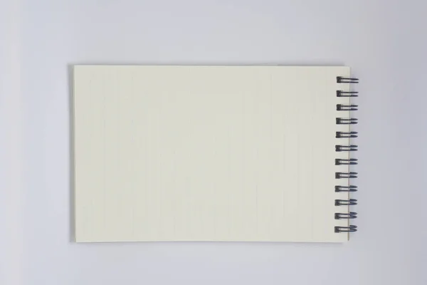 White Paper Note White Background — Stock Photo, Image