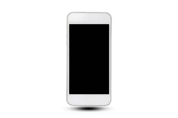 Мобильный Смартфон Белый Фон Сотовый Телефон Белом Фоне — стоковое фото